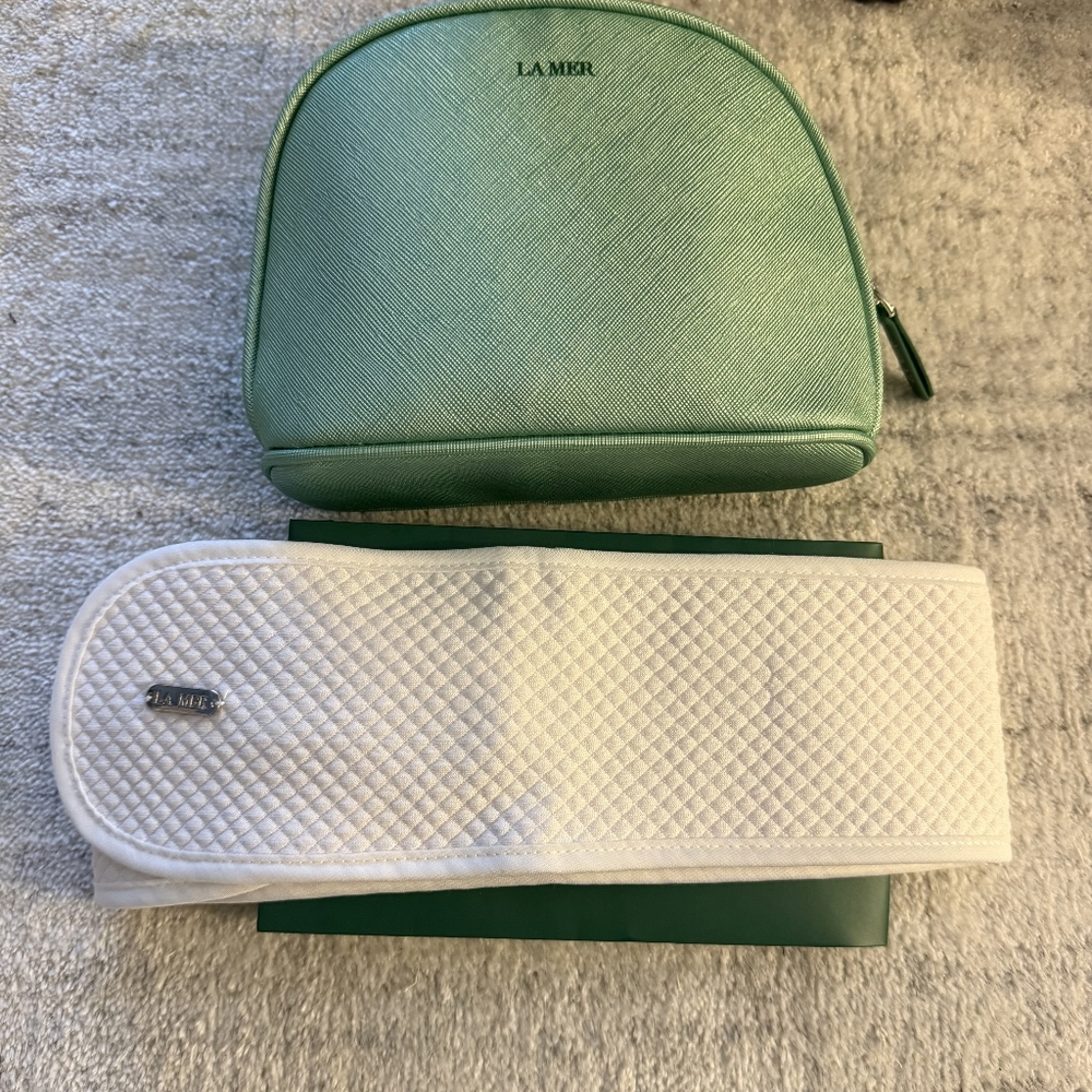 La Mer 7 Pc SKINCARE SET + HEADBAND - Picture 2 of 3